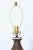 Bitossi 1950s Aldo Londi Cocoa & Pale Blue Ceramic Table Lamp For Sale - Image 4 of 12