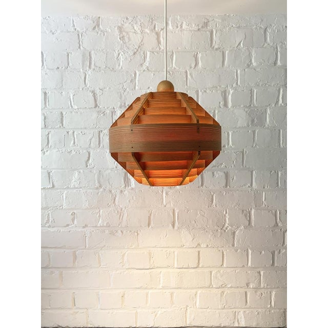 Mid-Century Modern T-510 Pendant Lamp in Pine by Hans-Agne Jakobsson for Ab Markaryd, 1960s For Sale - Image 3 of 15