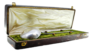 Plain Silver Soup Ladle with Handle