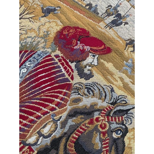 Aubusson Style Jacquard Tapestry, 1980s For Sale - Image 12 of 18