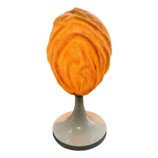 Sculptural Fiberglass Table Lamp, 1970s For Sale