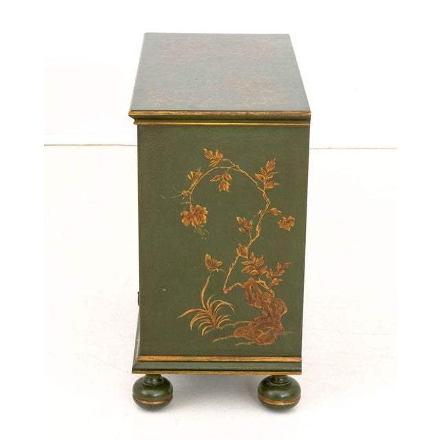 Mid 20th Century Mid 20th Century William & Mary Style Green Chest of Drawers For Sale - Image 5 of 6