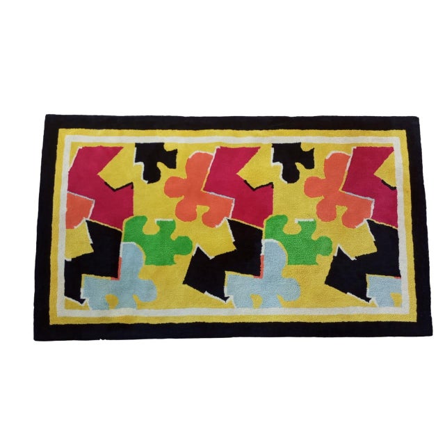 This limited-edition rug, measuring 276 cm x 154 cm, is hand-tufted in pure wool. Designed by Ian Spalding, the post-...