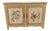 Late 20th Century Hand-Painted French Provincial Botanical Sideboard Cabinet For Sale