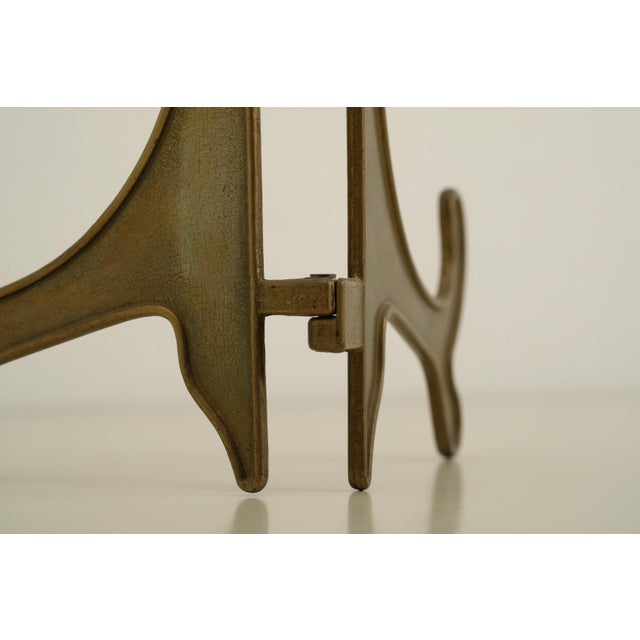 Vintage Brass Plate Stand, 1960s For Sale - Image 6 of 7