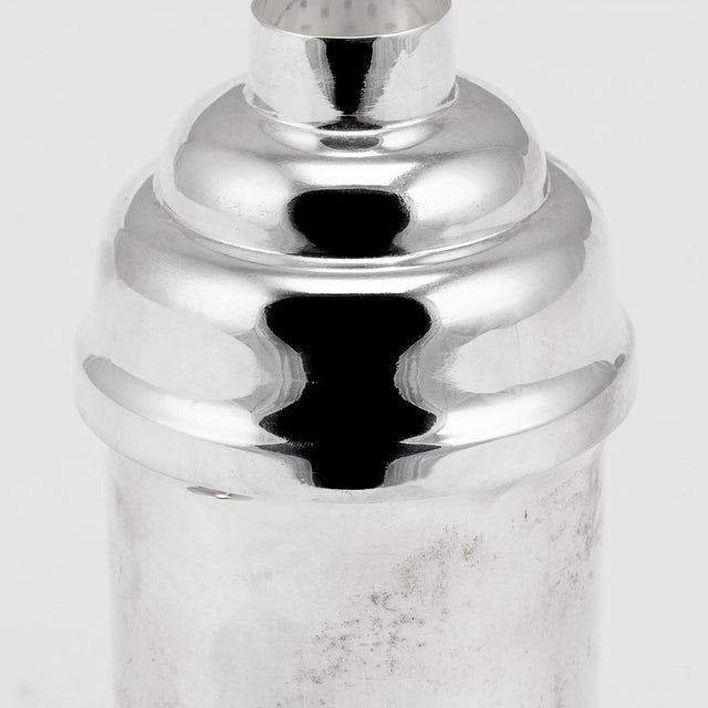20th Century Art Deco Silver-Plated Cocktail Shaker, France, 1950s For Sale - Image 3 of 8