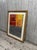 Original signed mixed media abstract painting by Ann Shaw. This expressive composition features rich fields of crimson,...