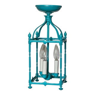 1960s Pagoda 3-Light Ceiling Fixture For Sale