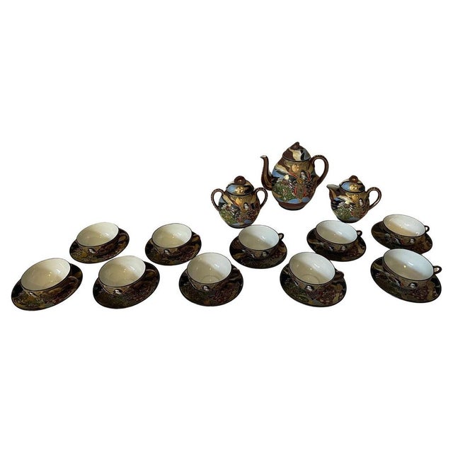 Chinese Porcelain Tea Service, 1920s, Set of 19 For Sale - Image 11 of 11