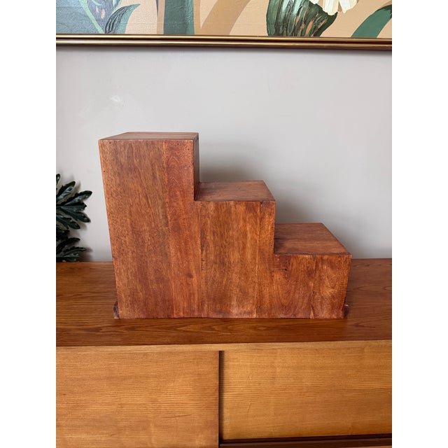 Brown Mid 20th Century Apothecary Japanese Kaiden Tansu Staircase Chest of Drawers For Sale - Image 8 of 8