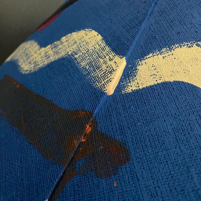 1970s Peter Keil Original Painted Lampshade For Sale - Image 11 of 15