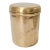 Vintage Solid Brass Lidded Canister – Made in Pakistan Minimalist Decorative Container For Sale