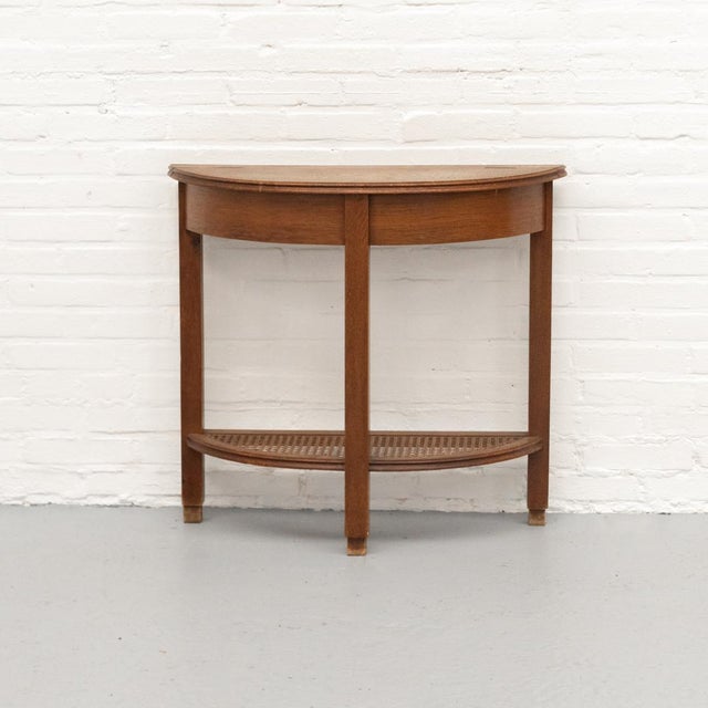 Vintage Dutch Oak Console Table, 1930s For Sale - Image 3 of 14
