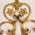 Italian Beautiful vintage tole 3-arm candle sconce // Italian toleware // gilt // gold leaf // made in Italy // grandmillenial decor // preppy For Sale - Image 3 of 10