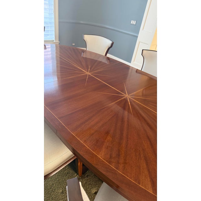 Barbara Barry for Henredon “Celestial” dining set, crafted in the early 2000s, reflecting the designer’s signature focus...