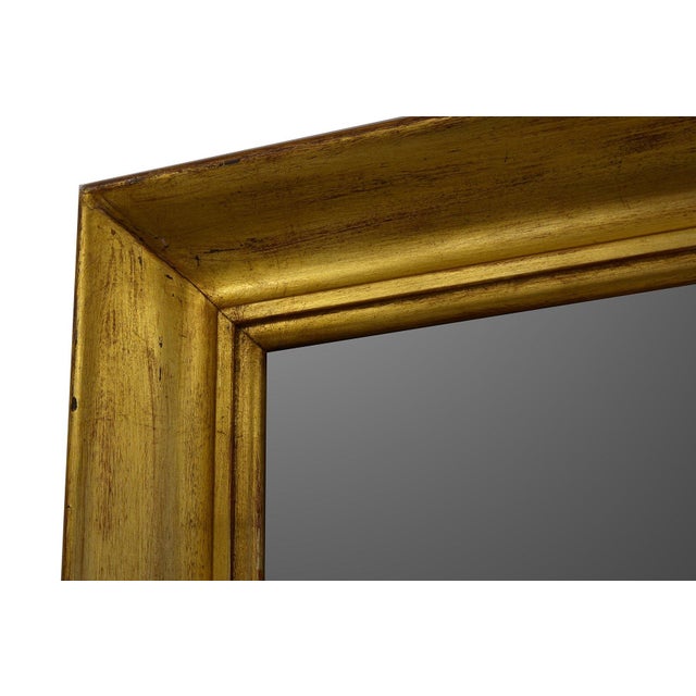 Vintage Wall Mirror with Gold Guantiera Frame, Italy, 1980s For Sale - Image 3 of 7