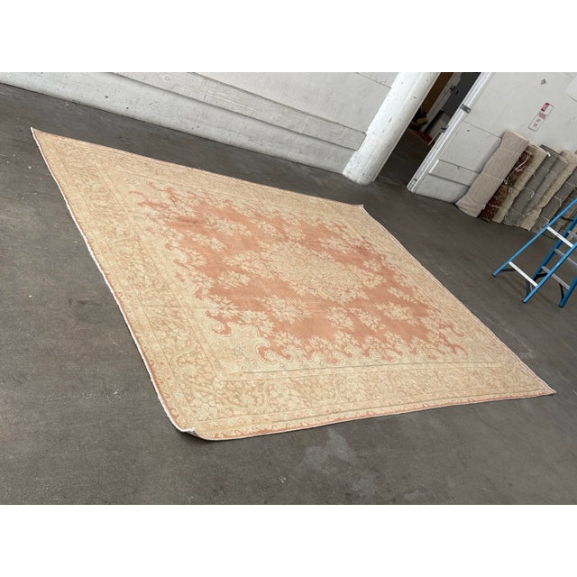Traditional 9ft 10in × 12ft 6in Kirman Design Hand-Knotted Wool Area Rug For Sale - Image 3 of 12