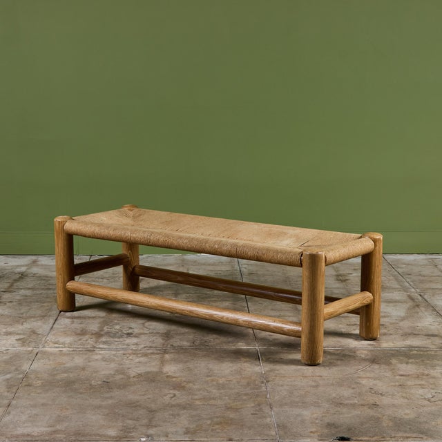 1950s Wim Den Boon Woven Bench For Sale - Image 5 of 18