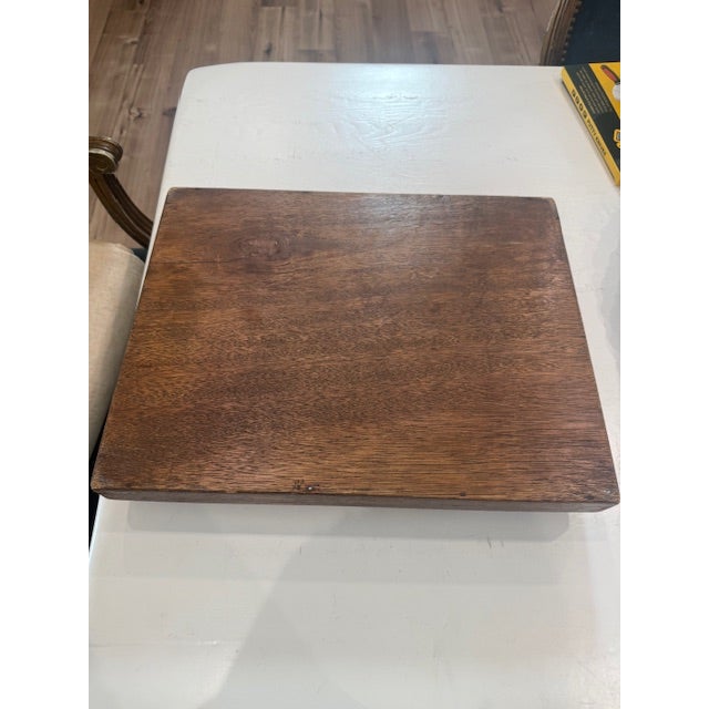 Vintage Wooden Serving Tray For Sale - Image 4 of 5