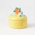Small Yellow Ceramic Heart Box by Rudolf Podany for KWK Keramos, 1920s, in Very Good conditions. Designed 1920 to 1949...