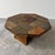 Brown Large Vintage Brutalist Slate Mosaic Coffee Table with Oak Pedestal Base For Sale - Image 8 of 16