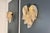 Vintage Gold Murano Glass Petal Wall Sconces from Rondini, 1990s, Set of 2 For Sale - Image 6 of 16