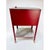 Vintage Red Steel Shop Cart With Hand-Ground Metal Surfaces For Sale - Image 6 of 16