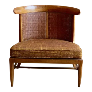 Pair of John Lubberts & Lambert Mulder for Tomlinson Caned Back Slipper Chairs