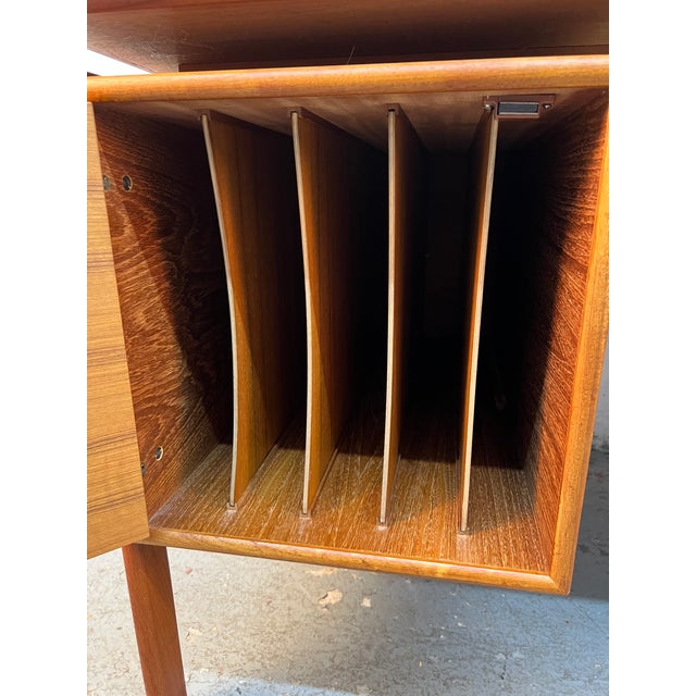 Mid-Century Teak Executive Desk by Art Furn of Denmark For Sale - Image 14 of 17