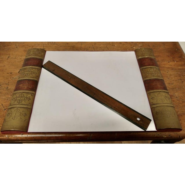 Goldenrod Large Desk Blotter, 1960s, Set of 2 For Sale - Image 8 of 9