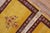 Early 20th Century Whimsical Pair of Yellow Persian Ferehan Mats For Sale - Image 5 of 6