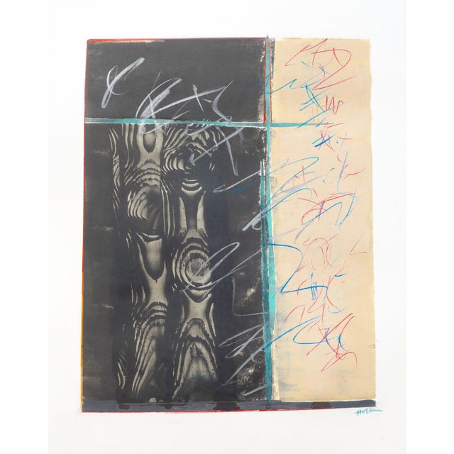 "Harmony in Colors" Contemporary Abstract Monoprint by Martha Holden For Sale In Los Angeles - Image 6 of 6