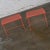 Mid-20th Century MCM Coral Painted Outdoor Nesting Side Tables Metal Wire & Expanded Metal Top a Pair For Sale - Image 10 of 13