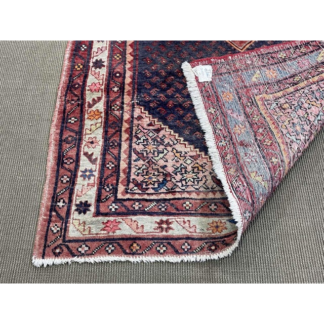 Middle Eastern Handmade Wool Rug For Sale - Image 10 of 11