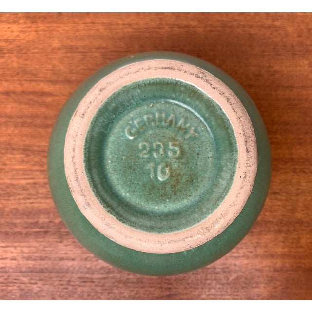 Art Deco German Ceramic Vase from Jasba, 1940s For Sale - Image 11 of 16