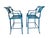 Mid 20th Century Mid-Century Aluminum Patio Barstools, a Pair For Sale - Image 5 of 8