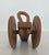 Brown 1970s Wooden and rope bottle holder representing a cannon. French works by Audoux Minet For Sale - Image 8 of 12
