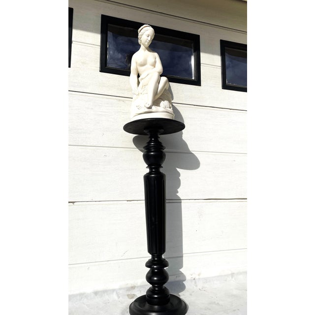 Black Pedestal or Exhibition Column, 19th Century For Sale - Image 10 of 13