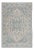 Shelter Island Indoor Outdoor Rug Cream & Blue 5'3"x7'6" For Sale