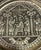 Persian Vintage Persian Iranian Tinned Copper Wall Plate – Ghalamzani Persepolis Art 8.25” For Sale - Image 3 of 3