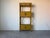 Mid-Century Modern Vintage Mustard Yellow Bent Rattan Bookcase Cabinet For Sale - Image 3 of 12