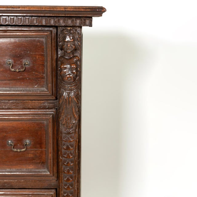 Pair of Narrow 18th Century Italian Walnut Buffets, Italy Circa 1780 For Sale - Image 9 of 12