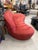 Vladimir Kagan Zoe Sofa for American Leather in Cinnabar Ultrasuede For Sale - Image 12 of 16