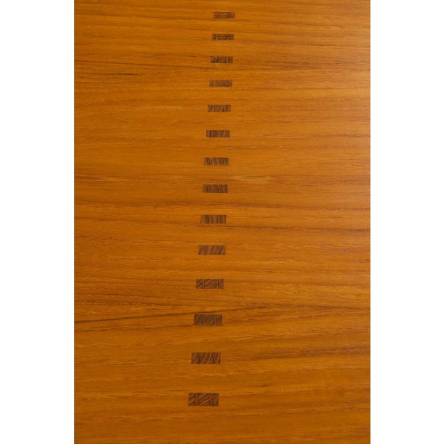 Wood Mid-Century Modern Table in Teak, 1950s For Sale - Image 7 of 11