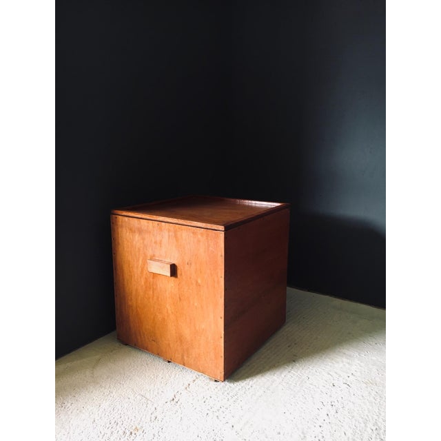 Handcrafted Cubical Side Table, Belgium, 1950s For Sale - Image 14 of 18