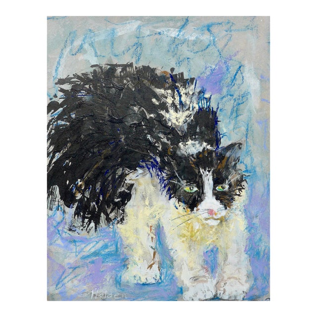 Kitty, Drawing by Martha Holden For Sale