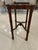 Maitland - Smith Mainland-Smith Wood and Leather Top Side Table For Sale - Image 4 of 7