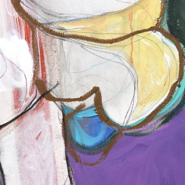 Heart - Abstract Figurative Portrait Original Artwork by Erin Hammond For Sale - Image 4 of 7