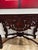 1990s Victorian Hand Carved Wood and Limestone Console Table For Sale - Image 12 of 12