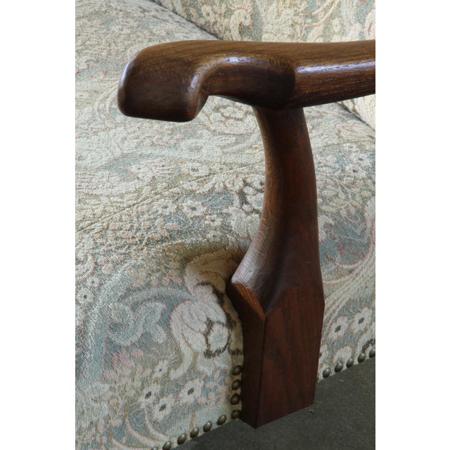 Vintage Art Deco Danish Sofa in Oak, Denmark, 1940s For Sale - Image 16 of 18